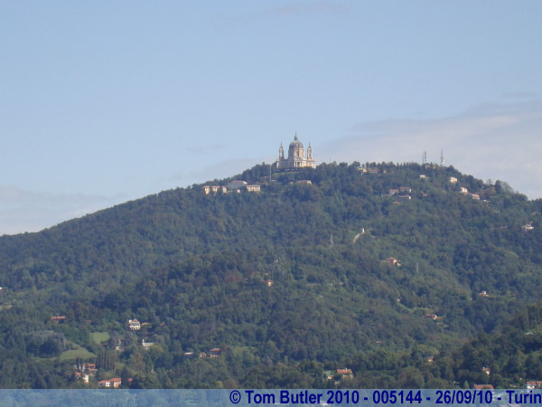 Photo ID: 005144, The Basilica di Superga seen from the view platform of the Mole Antonelliana, Turin, Italy