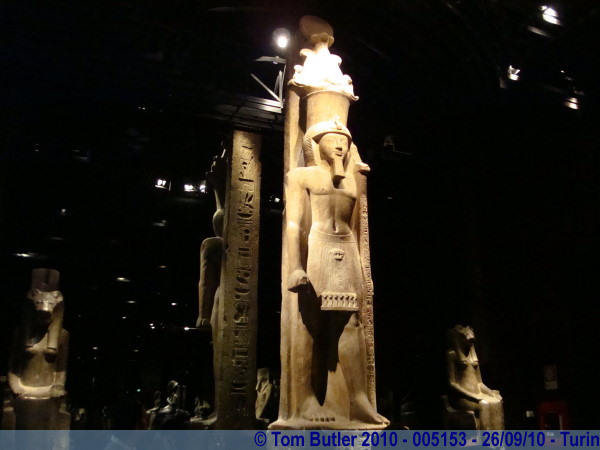 Photo ID: 005153, Egyptian Statues, Turin, Italy