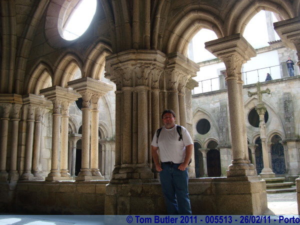 Photo ID: 005513, Standing in the Cloister, Porto, Portugal