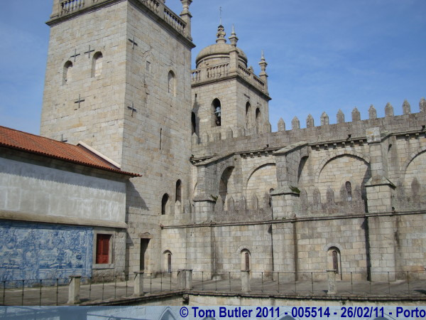 Photo ID: 005514, On the roof of the Cloister, Porto, Portugal