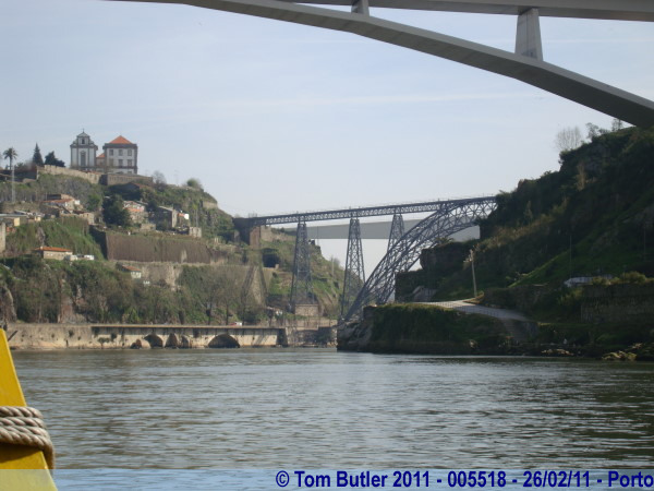 Photo ID: 005518, Approaching the old railway bridge, Porto, Portugal