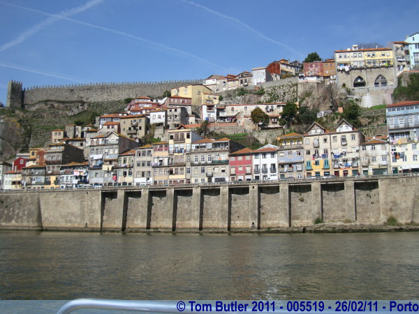 Photo ID: 005519, Houses at the foot of the cliffs in Porto, Porto, Portugal