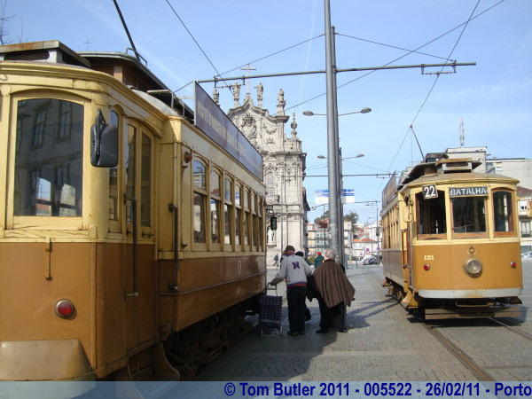 Photo ID: 005522, Changing trams at Carmo, Porto, Portugal