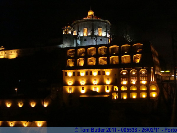 Photo ID: 005538, The Monastery at night, Porto, Portugal