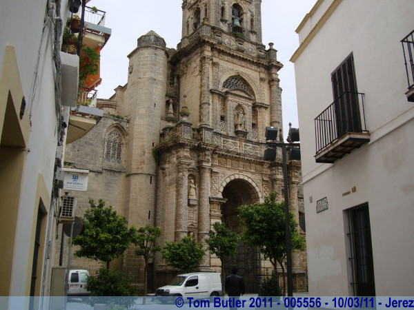 Photo ID: 005556, Approaching the Iglesia de San Miguel, Jerez, Spain