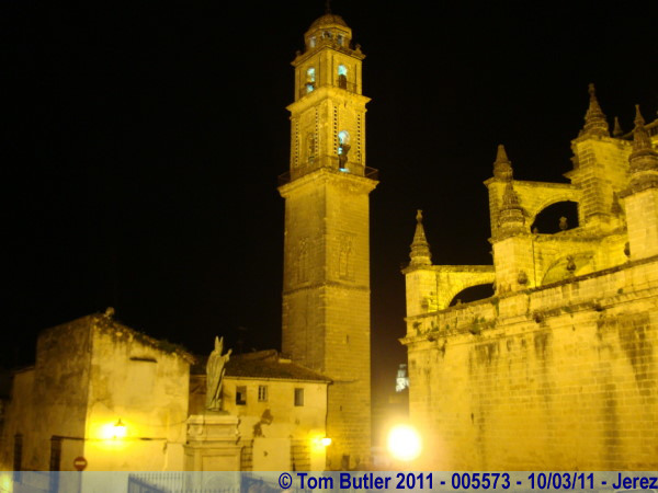 Photo ID: 005573, The Cathedral and bell tower, Jerez, Spain