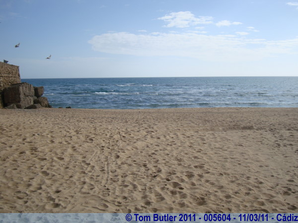 Photo ID: 005604, The beach at La Caleta, Cdiz, Spain