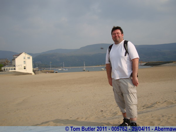 Photo ID: 005762, Standing on Abermaw beach, Abermaw, Wales