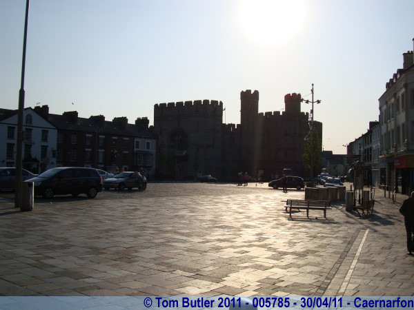 Photo ID: 005785, Standing in the centre of Caernarfon, Caernarfon, Wales