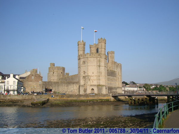 Photo ID: 005788, The towers of Caernarfon Castle, Caernarfon, Wales