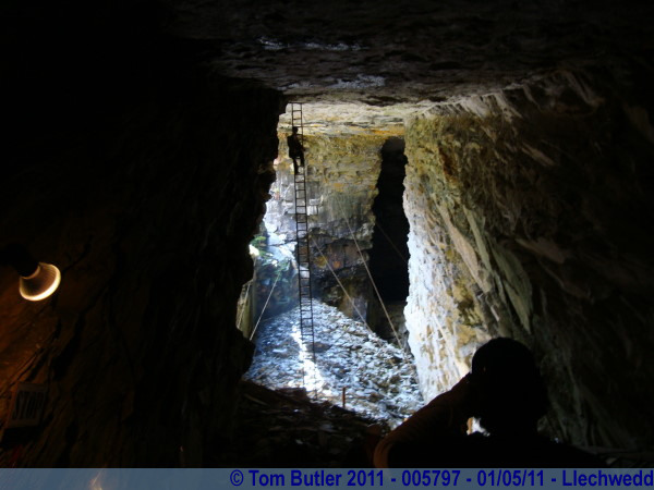 Photo ID: 005797, In the slate quarry, Llechwedd, Wales
