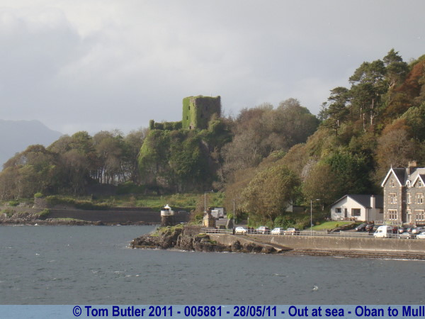 Photo ID: 005881, Approaching Dunollie Castle, Out at sea - Oban to Mull, Scotland