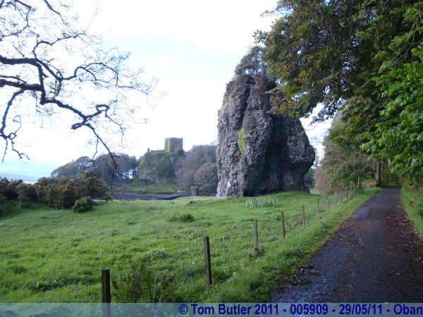 Photo ID: 005909, Approaching the ruins of Dunollie Castle, Oban, Scotland