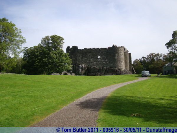 Photo ID: 005916, Approaching Dunstaffnage Castle, Dunstaffnage, Scotland