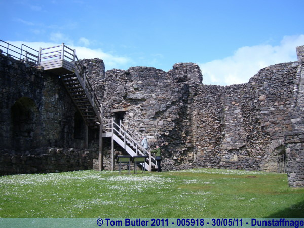 Photo ID: 005918, Inside the castle walls, Dunstaffnage, Scotland
