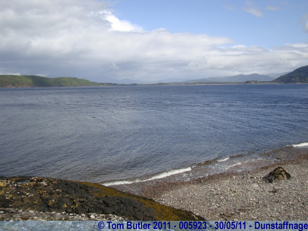 Photo ID: 005923, The sea gently lapping at the beach, Dunstaffnage, Scotland