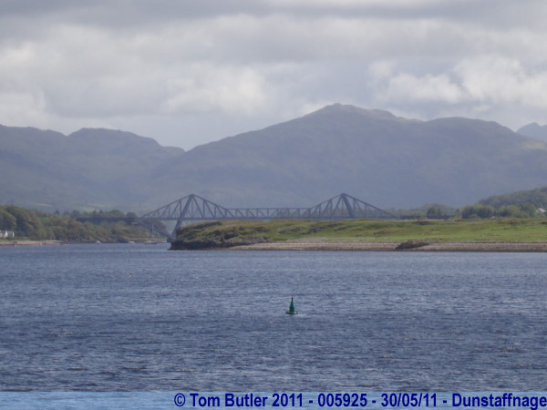 Photo ID: 005925, The railway bridge in the distance, Dunstaffnage, Scotland