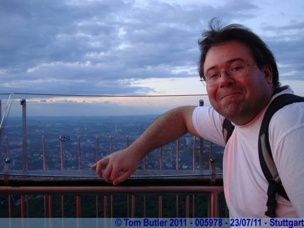 Photo ID: 005978, Standing on top of the TV Tower, Stuttgart, Germany