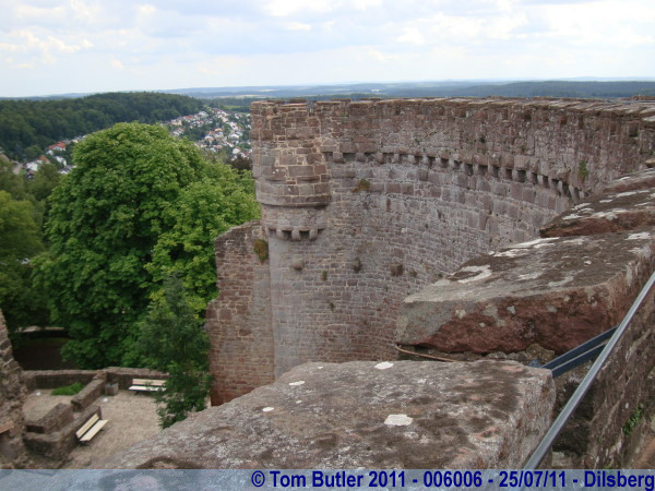 Photo ID: 006006, On the castle walls, Dilsberg, Germany
