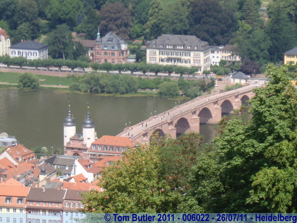 Photo ID: 006022, The old bridge from Knigstuhl, Heidelberg, Germany