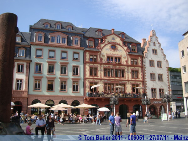 Photo ID: 006051, Traditional buildings opposite the cathedral, Mainz, Germany