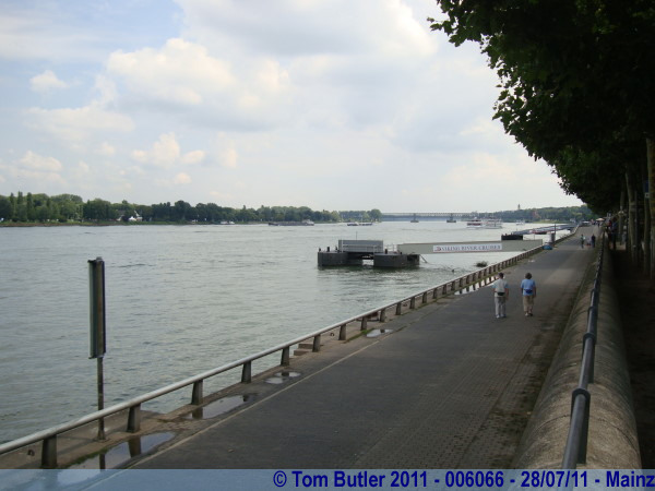 Photo ID: 006066, Looking along the Rhine, Mainz, Germany