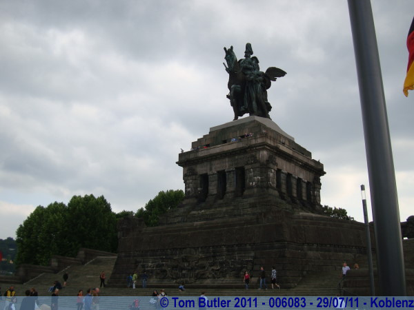 Photo ID: 006083, The Kaiser-Wilhelm-Denkmal at Deutsches Eck, Koblenz, Germany