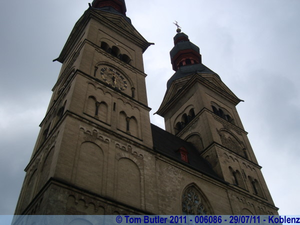 Photo ID: 006086, The towers of the Liebfrauenkirche, Koblenz, Germany