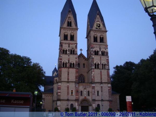 Photo ID: 006090, The front of Basilika St. Kastor, Koblenz, Germany
