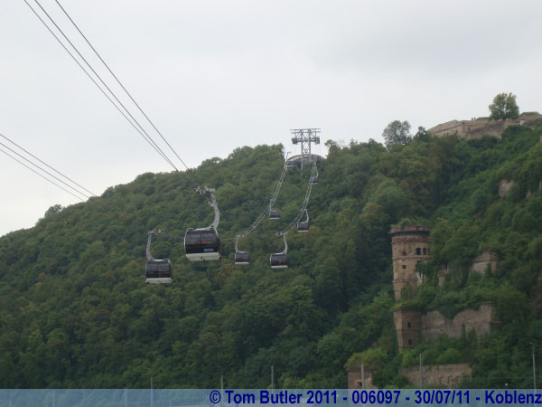 Photo ID: 006097, The cable car to the fortress, Koblenz, Germany