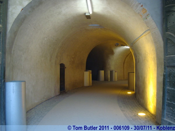 Photo ID: 006109, Inside the tunnels of the fortress, Koblenz, Germany
