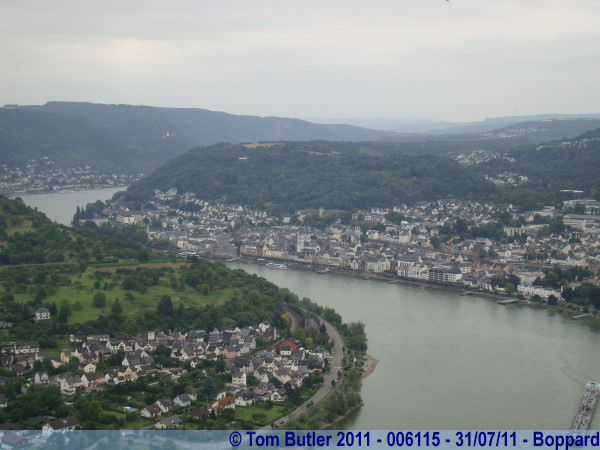 Photo ID: 006115, Looking down into the town centre, Boppard, Germany