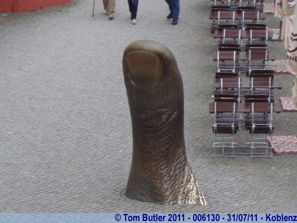 Photo ID: 006130, Thumbs up to Koblenz, Koblenz, Germany