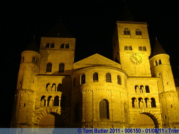 Photo ID: 006150, The cathedral at night, Trier, Germany