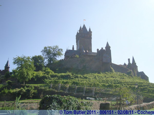 Photo ID: 006151, Looking up to the Castle, Cochem, Germany