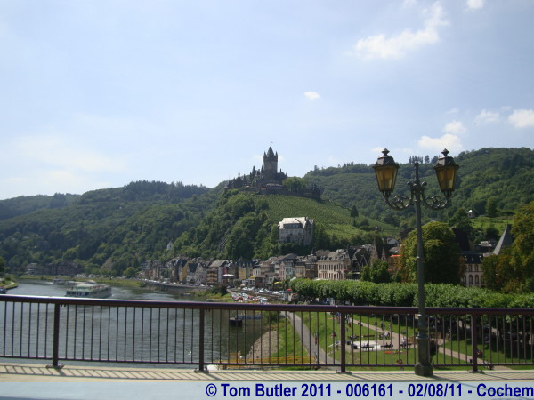 Photo ID: 006161, The castle from the town bridge, Cochem, Germany