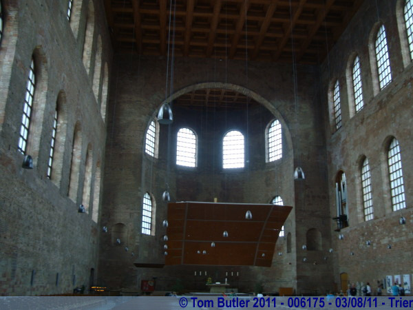 Photo ID: 006175, Inside the basilica, Trier, Germany
