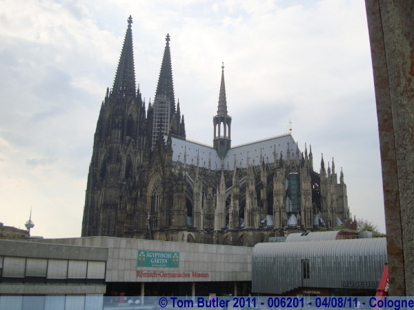 Photo ID: 006201, The imposing bulk of the Cathedral, Cologne, Germany