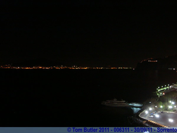 Photo ID: 006311, The lights of the Bay of Naples, Sorrento, Italy
