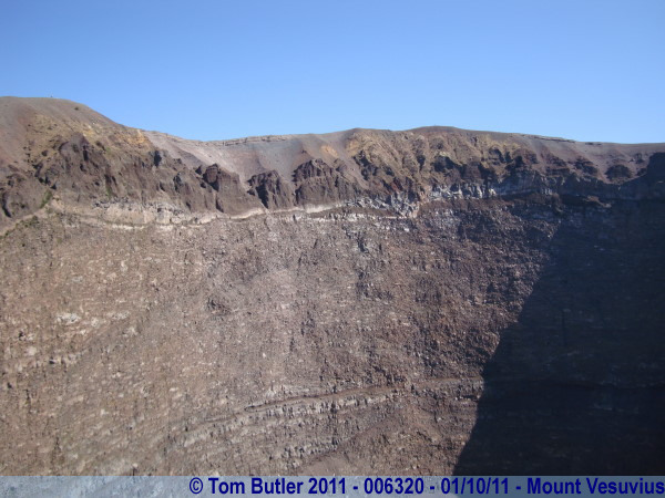 Photo ID: 006320, The rim of the crater, Mount Vesuvius, Italy