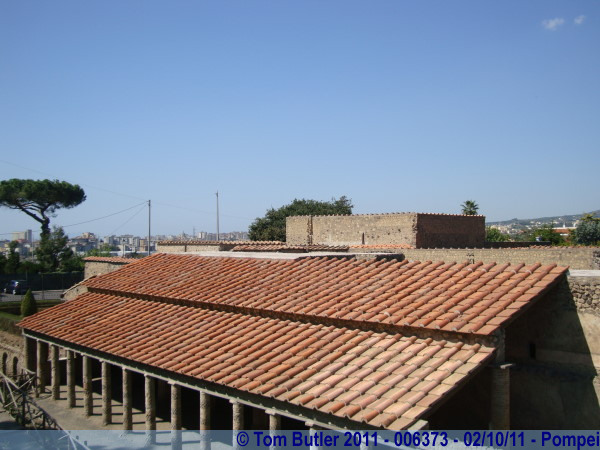 Photo ID: 006373, Looking over the Villa dei Misteri, Pompei, Italy
