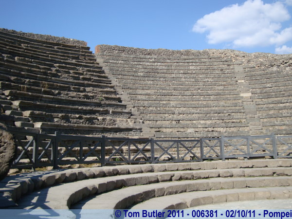 Photo ID: 006381, The small theatre, Pompei, Italy