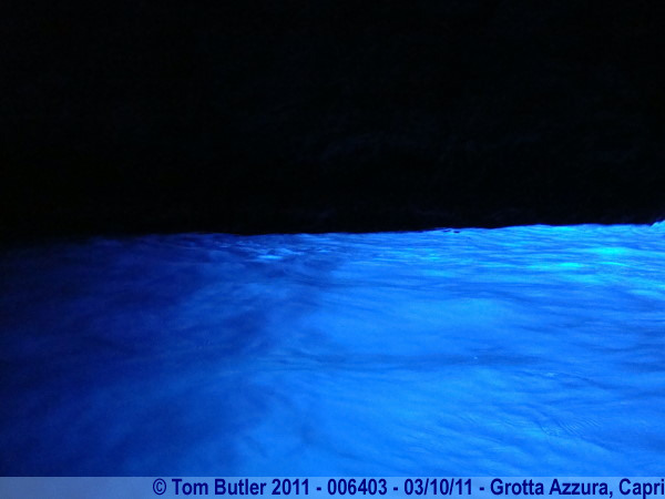 Photo ID: 006403, The iridescent blue of the grotto, Grotta Azzura, Capri, Italy