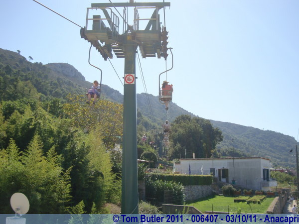 Photo ID: 006407, At the base of the chairlift, Anacapri, Italy