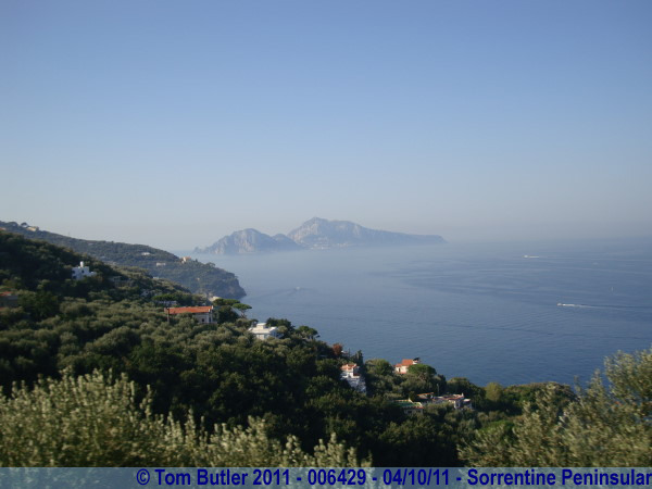 Photo ID: 006429, Looking out to Capri, Sorrentine Peninsular, Italy