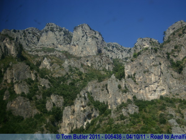 Photo ID: 006436, The hills of the coast, Road to Amalfi, Italy