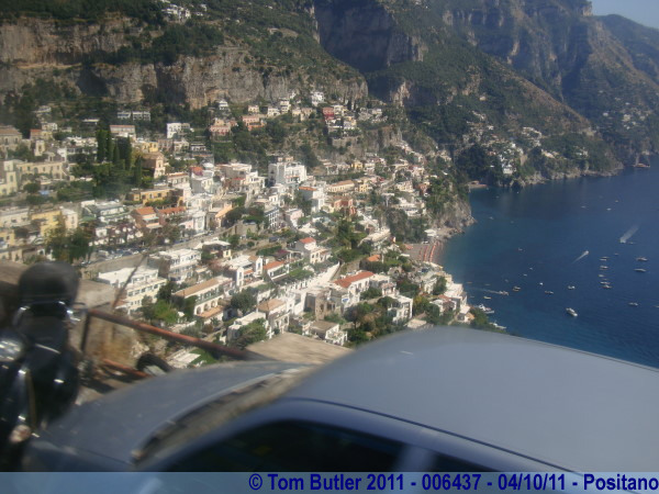 Photo ID: 006437, Looking down into Positano, Positano, Italy