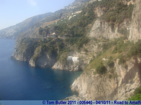 Photo ID: 006440, Along the cliff road, Road to Amalfi, Italy