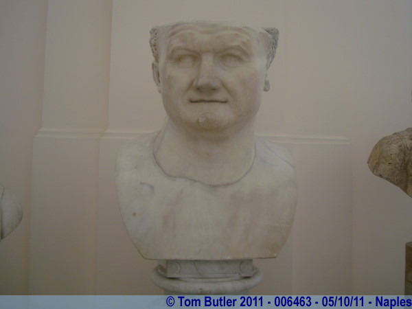 Photo ID: 006463, The famous Emperor with only half a head, Naples, Italy