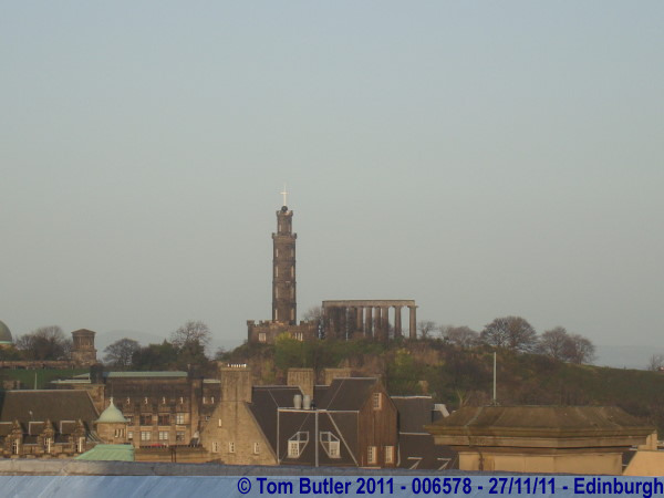 Photo ID: 006578, Looking across to Calton Hill from the National Museum, Edinburgh, Scotland